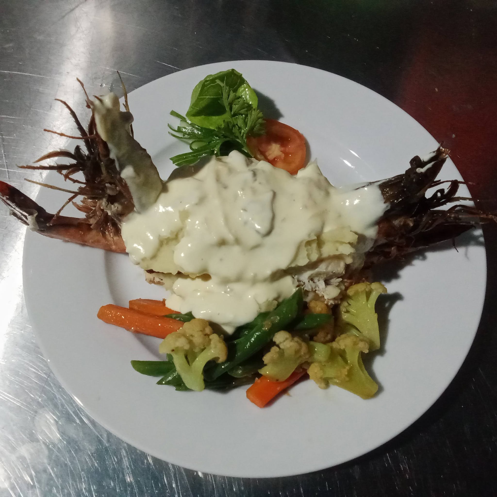 Creamy Seafood Specialty Plate